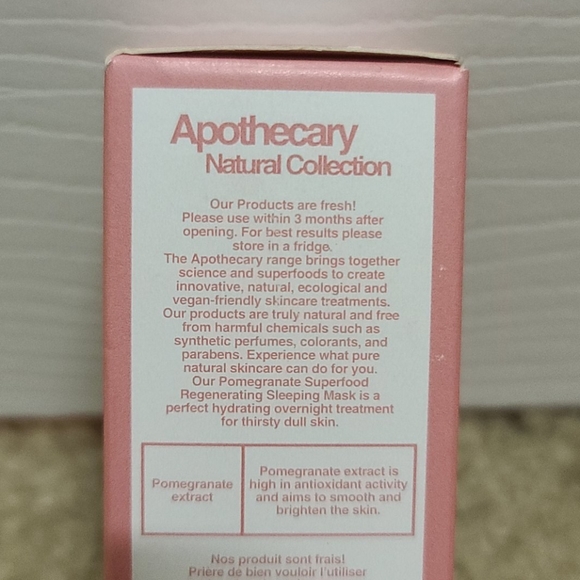 NWT Dr. Botanicals Pomegranate Sleeping Mask - Picture 4 of 4